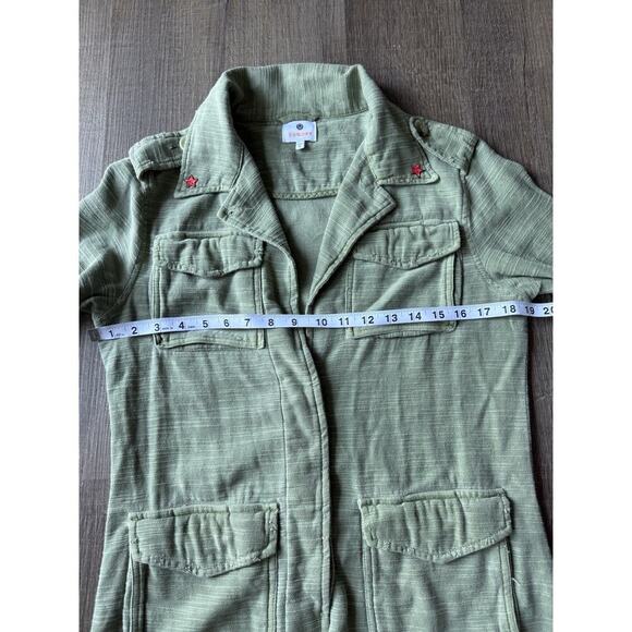 Anthropologie Sundry‎ Military Style Jacket patches LA NY Size 0 - Picture 6 of 8